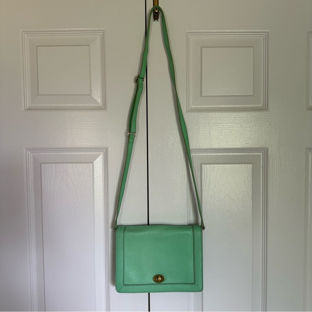 J Crew Tillary crossbody purse in mint green
